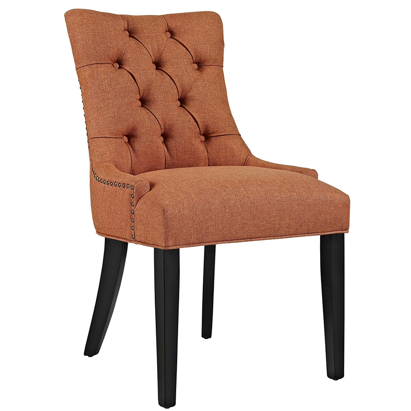 FC-1815 Button tufted Fabric Dining Chair