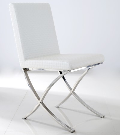 SL-174 metal leg with X shap Dining Chair 