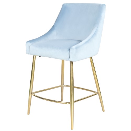 F-2034 Upholstered Barstool with handle