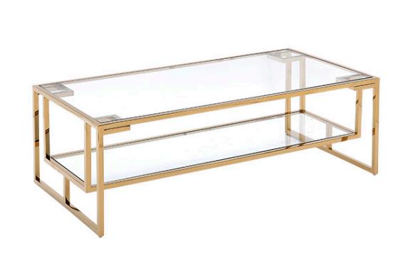 FC-230060-golden coffee table set 