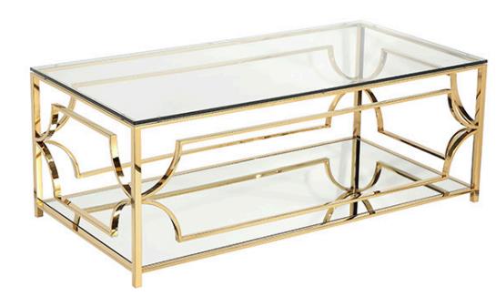 FC-230063-golden coffee table set