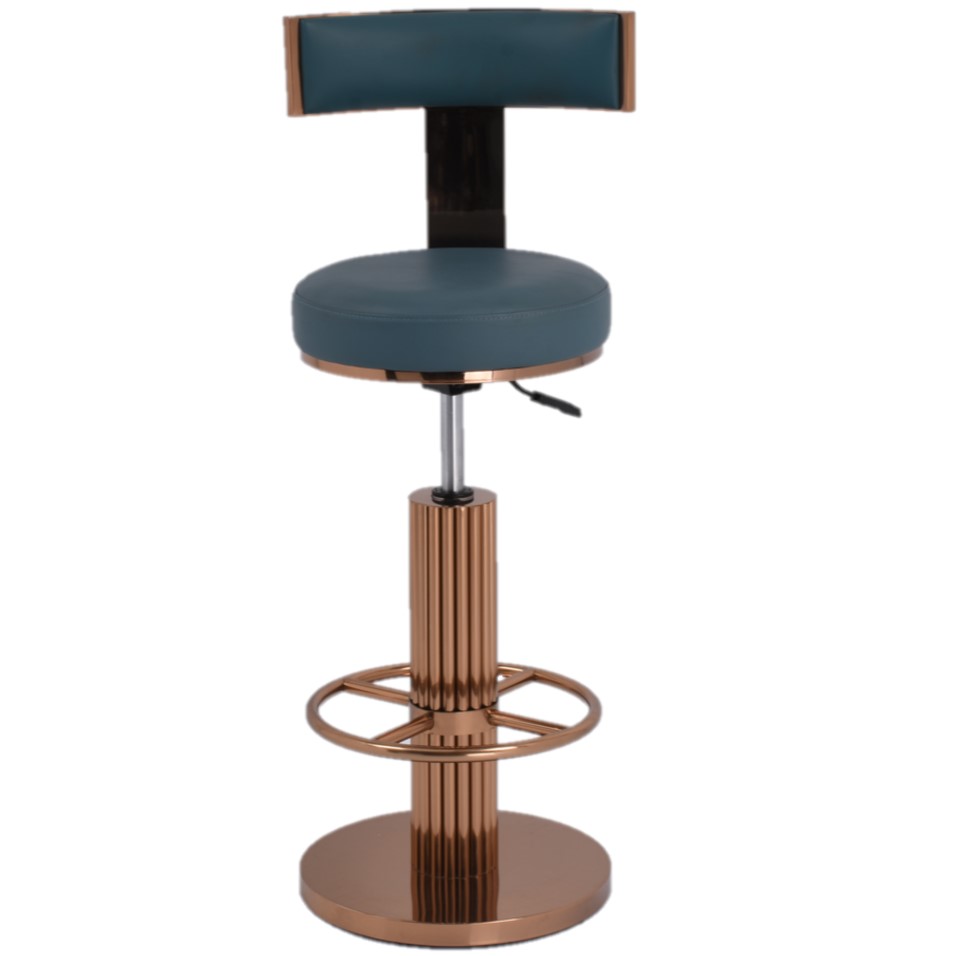 BS-2401 Stainless steel rotary adjustable barstool 